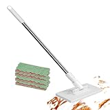 Bodentuch mit Clip, Mini-Mopp zur Reinigung von Böden mit schnellem Wechsel – Werkzeug zum Waschen von Fliesen Tieren Pareli Bad Haus Wohnzimmer