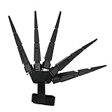 Ghzste Halloween -Skeletthände mit Flexiblen Gemeinsamen Fingern Gruselige Krallenrequisiten für Partydekorationen Im Freien (Linke Hand)