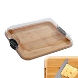 Board – Schneidebrett | Käseplatte | Langlebige doppelseitige Lebensmittelqualität | EasyKitchen tragbare Gadget-Werkzeuge wendbar Zubehör für die Zubereitung von Lebensmitteln für Salat