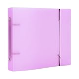 OTCRAFT Ordner-Schablonen-Aufbewahrung, sauberes, transparentes weiches PVC, für nachfüllbare 15,2 x 15,2 cm große Notizbuchtaschen, Karton, Abstand zwischen den Aufbewahrungsordnern, Organizer