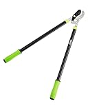 VEVOR Astschere zum Baumtrimmen, 81,3 cm Garten-Amboss-Trimmer mit Verbundwirkung, scharfe Stahlklinge, robuster Astschneider bis zu 5,1 cm Durchmesser, ergonomische Griffe
