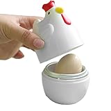 6,8x7x11,5cm Eierkocher Für Die Mikrowelle, Hartgekochter Eierkocher, Mikrowellen Eierkocher Für 1 Ei, Eierkocher In Hähnchenform, Safe Kitchen Egg Cooker, Kreatives Kochzubehör Für Kochlieb