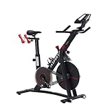 JASPORT S3 Heimtrainer Ergometer für Zuhause – Leises Fitnessbike mit Magnetbremse & Riemenantrieb, ideal für tägliches Cardiotraining im Home Gym, App-kompatibel mit Zwift & Kinomap