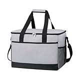 Kustimantu Thermotasche für Lebensmittel, Camping-Kühltasche für kalte Lebensmittel, wasserdichter Organizer mit Griff von 35 l, hält kalt und warm, für Outdoor-Aktivitäten, Schulmahlzeiten,