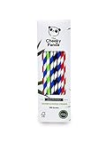 The Cheeky Panda - Bambus Strohhalme - 100 Stück - Mehrfarbig - Umweltfreundliche & biologisch abbaubare Trinkhalme - Ideal für Drinks, Cocktails & Smoothies