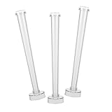 iplusmile 3 Stück Kunststoff Kerzengießform für Kegelförmige Selbstgemacht Kerzen Herstellung Leichte Robuste Säulenformen für Individuelle Kerzendekorationen