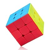 ROXENDA Speed Cube 3x3 Zauberwürfel Stickerless - Professional & Solides & Langlebiges, Dreht Sich Schneller als das Original (3x3x3)