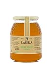 L'Abella Mel - Orangenblütenhonig - Natürliche Orangenblüte | Reiner Bienenhonig, von Hand gesammelt an der Costa Blanca, Spanien – Glutenfrei – 1000-g-Glas