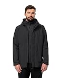 Jack Wolfskin Herren Altenberg 3-in-1 M Jacket, Schwarz, XL EU