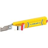 Jokari Kabelmesser (Abisoliermesser m. Hakenklinge - Klinge Titan Nitrid beschichtet - Arbeitsbereich Ø 8-28mm) 460075