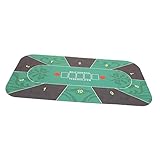 Alasum Pokerchip-Tuch Pokertische Tile Spieltischabdeckung Anti-Rutsch-Tischabdeckung pokerauflage Poker Matte tischdecken Tischabdeckung für Brettspiele Bedruckte Tischdecke Gummi Green