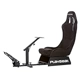 PLAYSEAT Evolution SIM Racing Cockpit | Komfortabler Gaming Rennsitz für PC & Konsole | Unterstützt Direct Drive | Mit Allen gängigen Lenkrädern und Pedalen kompatibel | Alcantara Edition