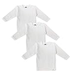 MEA BABY Unisex Baby Wickelshirt Wickeljacke Langarm, 100% Bio-Baumwolle im 3er Pack. Wickelshirt Weiss (Creme), Wickelshirt für Mädchen, Wickelshirt für Junge (62)