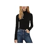 Vero Moda Damen VMGLORY LS Rollneck Blouse NOOS Pullover, Black, L