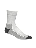 Icebreaker Wmns Hike+ Light Crew Damensocken Socken, Blizzard HTHR, S