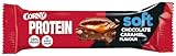 Protein Riegel Corny Soft Chocolate-Caramel Flavor, 30% Protein, Eiweißriegel ohne Zuckerzusatz, Vorratsbox 12x45g