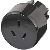 Brennenstuhl Reisestecker/Reiseadapter (Reise-Steckdosenadapter für: Euro Steckdose und Australien, China Stecker) schwarz