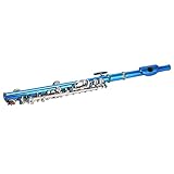 BALITY Piccolo-Flöte aus Cupronickel Blue Piccolo-Flöte hat EIN glänzendes Aussehen und eine einheitliche Farbe für Anfänger