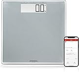 Soehnle Digitale Personenwaage Style Sense Connect 100 mit Bluetooth® und App-Anbindung, Waage mit großer LCD-Anzeige, Personenwaage für max. 180 kg