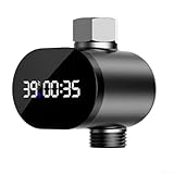 Duschthermometer LED Digital, Wassertemperaturanzeige Anzeige Monitor für Babybadewanne Kinder Sicherheit Schwimmende Badewanne Sensor