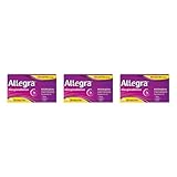 Allegra Allergie Tabletten | 3 x 20 Stk | Antiallergikum | Wirkstoff Bilastin | schnell und 24 Std wirksam bei Heuschnupfen, Tierhaarallergie, Hausstauballergie, Nesselsucht (Urtikaria)
