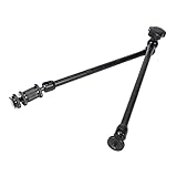 Harewtwy Einstellbarer 20 Gelenk Arm mit Gelenk Reibung und Heißer Schuh Halterung für Led Licht DSLR Rig LCD Monitor