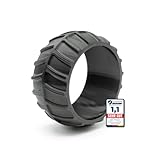 3DHerb Radschutz XL kompatibel mit Worx Landroid Frontrad Profil Erhöhung Überzug M500 M700 S300 M1000 (Plus), LandXcape LX790 uvm. - robustes Profil Tuning - Traktionsverbesserung Made in Germany