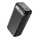 Power Bank 50000mAh,Powerbank klein Aber stark (USB C Ausgänge& Eingang) Externer Handyakkus mit Schnellladefunktion,Powerbank Große Kapazität Kompatibel mit iPhone 16 15 14 Samsung