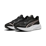PUMA Unisex Pounce Lite Straßen-Laufschuh, Schwarz, Roségold, 42 EU