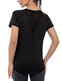 Gyabnw Sportoberteile Sport Shirt Damen Fitness Laufshirt...