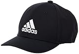 adidas Unisex Bball Cot Baseball Cap, Black/Black/White, Einheitsgröße EU