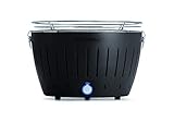 LotusGrill Standard Anthrazitgrau G-AN-34P (Durchmesser 32cm) mit USB Anschluss, aus Edelstahl