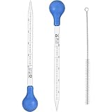 Glaspipette Pipette 10ml Glas Pipette, 2 Stück Transfer Pipette,Glas Pipette Dropper, Pipette, Pipette Glas, Pipetten, Pipette 10ml, Pipette Groß, Fläschchen Mit Pipette