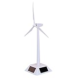 Fyearfly Mini-Solarenergie-Windmühle, Kinder Intelligentes Kunststoff-Solar-Windmühlen-Windrad-Modell Lernspielzeug Kinder Wissenschaftslehrspielzeug