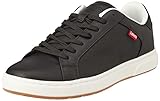 LEVI'S Herren Piper Sneakers, Black, 43 EU