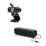 Project Telecom Einsteiger HD 1080P Webcam | USB-Soundbar | Bundle Paket | Kompatibel mit BoxesOS