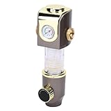 Luocute Sedimentfilter, 8T/H Wasservorfiltrationssystem, Wiederverwendbar, Ganzes Haus mit Manometer und Selbstreinigung, Untertisch-Arbeitsplattenfiltration für Brunnenwasser und
