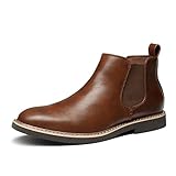 Bruno Marc Herren Stiefel Chelsea Boots Stiefeletten Stiefel BRAUN SBBO2218M-E Größe 44 (EUR)