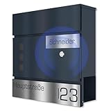 Graviers Design Briefkasten mit integrierter Funkklingel in...