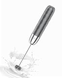 Maestri House Wiederaufladbarer Milchaufschäumer,elektrischer Handschaumbereiter, Abnehmbarer Schneebesen aus Edelstahl, Getränkemixer, Aufschäumer, Mini-Mixer für Matcha, Latte