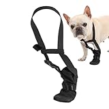 Hundeschuhe - Schutzstiefel mit weicher Sohle & Pfotenschild | Anti-Lick-Hundeschuhschuhe für heiße Pflaster, Schlamm, Schnee, ideal für Welpen und kleine Hunde, Wanderschuhe im Freien, Tierpflegemang