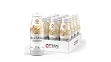 MaxiNutrition MaxShake Protein Milchshake Vanille, 12x 330ml, cremiger Eiweiß-Shake für unterwegs, 25g Protein, low fat & low carb, laktosefrei, ohne künstliche Aromen, Made in Germany