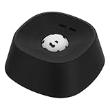 SUPVOX Langsamfütterer für Hunde Flüssige Leckerlis Napf aus Bpa Freiem Kunststoff Schwarz Klein Leckschale für Haustiertraining