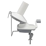 Handbetriebener Wollwickler, manuelle Garnknäuelwickelmaschine, kompakt und leicht mit geräuscharmem Design, tragbares DIY-Häkelwerkzeug für Strickbegeisterte, inklusive 3