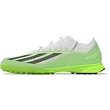 adidas x Crazyfast.1 Erwachsene Turf Fußballschuhe, Cloud White Core Black Lucid Lemon, 44 EU