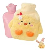 Flintronic Wärmflasche Kinder, 400ml Wärmflasche Ente,...