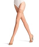 FALKE Damen Stay-Ups Matt Deluxe 20 DEN W STU Transparent einfarbig 1 Paar, Braun (Powder 4069), L 10.5-11