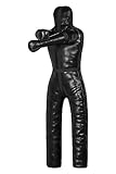 lisaro Brazilian UFC Jiu Jitsu Grappling Dummy, MMA Grappling, Ringerpuppe-Wrestling Dummy schwarz, Ungefüllt.170CM LRD-Model