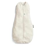 ergoPouch Bio-Pucksack und Schlafsack für alle Jahreszeiten, Cocoon, 1,0 Tog | Haferflocken-Marle | 0–3 Monate (3–6 kg / 7–13 lb)