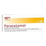 Paracetamol 500 Mg Tabletten bei Fieber und Schmerzen 20 stk